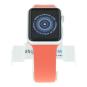 Apple Watch Sport (Gen. 1) 42mm aluminio plateado con pulsera deportiva rosa aluminio plateado buen estado