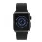 Apple Watch Series 2 Edelstahlgehäuse schwarz 42mm mit Sportarmband schwarz Edelstahl Spaceschwarz