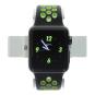 Apple Watch Series 2 Aluminiumgehäuse dunkelgrau 38mm mit Nike+ Sportarmband schwarz/volt aluminium dunkelgrau