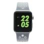 Apple Watch Series 2 Aluminiumgehäuse silber 38mm mit Nike+ Sportarmband platin/weiss Aluminium Silber