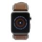 Apple Watch Series 2 Herm√®s Edelstahlgehäuse silber 42mm mit Single Tour Barenia-Lederarmband Fauve edelstahl silber