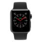 Apple Watch Series 3 GPS + Cellular 38mm aluminium gris bracelet sport noir 