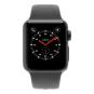 Apple Watch Series 3 Aluminiumgehäuse grau 38mm mit Sportarmband grau (GPS + Cellular) aluminium grau