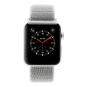 Apple Watch Series 3 aluminio plateado 42mm con pulsera deportiva Loop blanco shell (GPS + Cellular) aluminio plateado