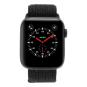 Apple Watch Series 4 Nike+ aluminio gris 44mm con pulsera deportiva Loop negro (GPS + Cellular) aluminio gris