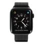 Apple Watch Series 4 Edelstahl schwarz 44mm mit Milanaise-Armband schwarz (GPS + Cellular) edelstahl spaceschwarz