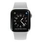 Apple Watch Series 4 aluminio plateado 40mm con pulsera deportiva blanco (GPS+Cellular) aluminio plateado