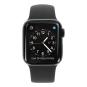 Apple Watch Series 4 GPS + Cellular 40mm acier inoxydable noir bracelet sport noir 