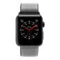 Apple Watch Series 2 42mm acier inoxydable noir boucle sport vert bon