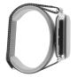 Apple Watch Series 5 Edelstahlgehäuse silber 44mm Milanaise-Armband silber (GPS + Cellular)