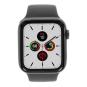 Apple Watch Series 5 Aluminiumgehäuse grau 44mm mit Sportarmband schwarz (GPS) grau
