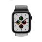 Apple Watch Series 5 Aluminiumgehäuse grau 44mm mit Sport Loop eisengrau (GPS + Cellular) grau