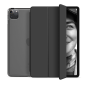 Flip Cover für Apple iPad Pro 2020 11" -ID17605 schwarz/durchsichtig