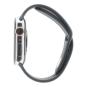 Apple Watch Series 5 Edelstahlgehäuse silber 44mm mit Sport Loop alaska blau (GPS + Cellular) silber