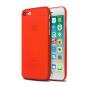Hard Case für Apple iPhone 7 / 8 / SE (2022/2020) -ID17697 rot/durchsichtig