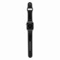 Apple Watch Series 5 Aluminiumgehäuse silber 44 mm Sportarmband schwarz (GPS + Cellular)