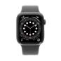 Apple Watch Series 6 cassa in alluminio grigio 44mm con cinturino Sport nero (GPS)