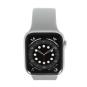 Apple Watch Series 6 aluminio plateado 44mm con pulsera deportiva blanco (GPS + Cellular) plateado