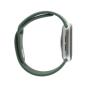 Apple Watch Series 5 GPS 40mm aluminium argent bracelet sport vert 
