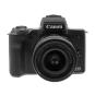 Canon EOS M50 con objetivo EF-M 15-45mm 3.5-6.3 IS STM negro