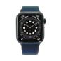 Apple Watch Series 6 Aluminiumgehäuse blau 40mm mit Sportarmband dunkelmarine (GPS) blau