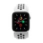 Apple Watch SE Nike Aluminiumgehäuse silber 44 mm mit Sportarmband platinum/schwarz (GPS) silber