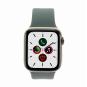 Apple Watch Series 5 GPS + Cellular acier inoydable or 44mm bracelet sport vert  bon