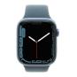 Apple Watch Series 7 Aluminiumgehäuse blau 45mm mit Sportarmband abyssblau (GPS) blau 24 Monate mieten gut