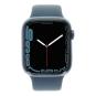 Apple Watch Series 7 cassa in alluminio blu 45mm con cinturino Sport blu abisso (GPS + Cellular) blu