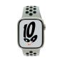 Apple Watch Series 7 Nike Aluminiumgehäuse polarstern 45mm mit Sportarmband platinum/Schwarz (GPS)  polarstern