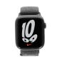 Apple Watch Series 7 Nike GPS + Cellular 45mm aluminium bleu boucle sport noir