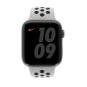 Apple Watch Series 6 Nike Aluminiumgehäuse space grau 44 mm mit Sportarmband obsidian mist/schwarz (GPS) space grau
