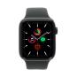 Apple Watch SE aluminio gris 44mm con pulsera deportiva negro (GPS + Cellular) gris