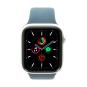 Apple Watch SE GPS 44mm aluminium argent bracelet sport bleu