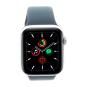 Apple Watch SE Aluminiumgehäuse silber 44 mm mit Sportarmband abyssblau (GPS + Cellular) silber