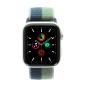 Apple Watch SE Aluminiumgehäuse silber 40mm mit Sport Loop abyssblau/moosgrün (GPS + Cellular) silber
