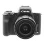Canon EOS M50 Mark II con obiettivo EF-M 15-45mm 3.5-6.3 IS STM nero