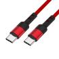 USB-C auf USB-C Ladekabel 2m -ID18871 rot