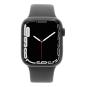 Apple Watch Series 7 GPS 45mm alluminio mezzanotte cinturino in pelle mezzanotte M/L