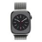 Apple Watch Series 8 boîtier en acier inoxydable graphite 45mm avec bracelet milanais graphite (GPS + Cellular) graphite