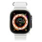 Apple Watch Ultra Titangehäuse 49mm Ocean Armband weiß (GPS + Cellular)