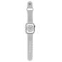 Apple Watch Series 8 GPS + Cellular 45mm acciaio inossidable argento cinturino Sport bianco