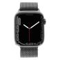 Apple Watch Series 7 GPS + Cellular 45mm acciaio inossidable grafite milanese argento