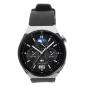 Huawei Watch GT 3 Pro Titanium 46mm schwarzes Armband titangrau