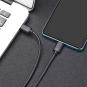 USB-C auf USB-C Lade- und Datenkabel 1m -ID21001 schwarz