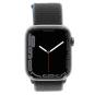 Apple Watch Series 7 Caja de acero inoxidable grafito 45mm Correa Loop deportiva gris carbon (GPS + Celular)