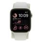 Apple Watch SE 2 Aluminiumgehäuse polarstern 44mm Sportarmband weiß (GPS + Cellular)
